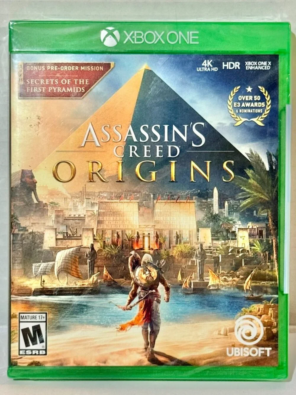 Assassins Creed Origins XBox 1 w/Bonus Pre-order Mission Brand New Sealed